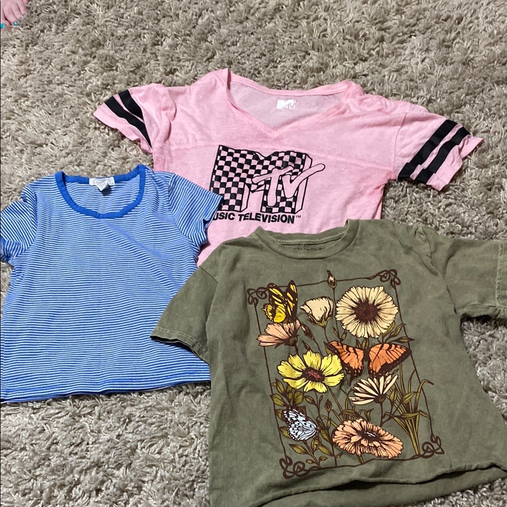 MTV Pink Graphic Short Sleeve Tee